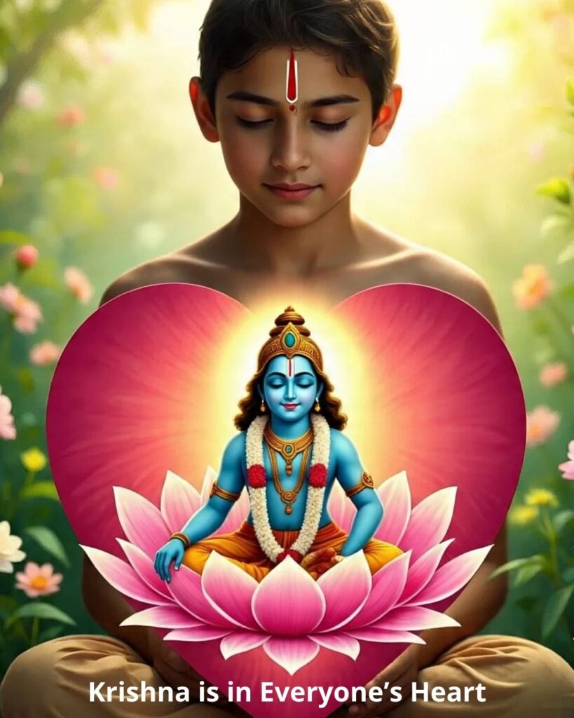 Krishna is in Everyone's Heart